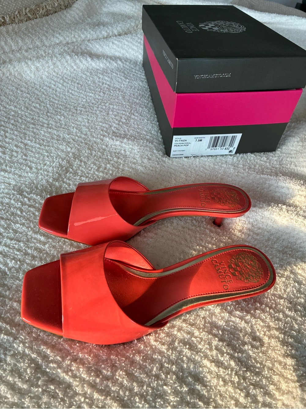 Vince Camuto Coral Patent kitten heals